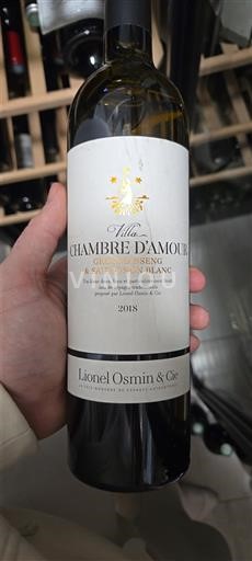 Zuidwest-Frankrijk Côtes de Gascogne Villa Chambre d'Amour Gros Manseng & Sauvignon Blanc 2018