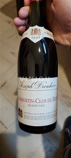 Borgogna Chambertin-Clos-de-Bèze Grand Cru Joseph Drouhin 1998