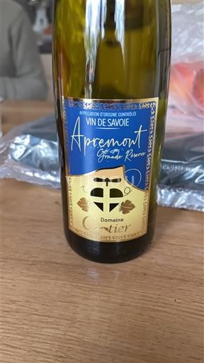 Savoie and Bugey Apremont Domaine Cartier Grande Réserve 2025