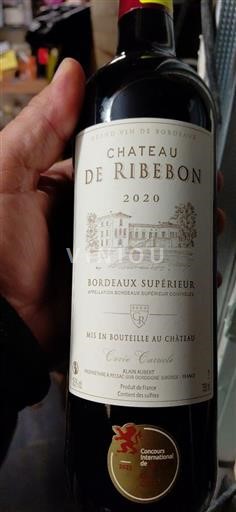 Bordeaux Bordeaux Supérieur Château Ribebon Carmille 2020