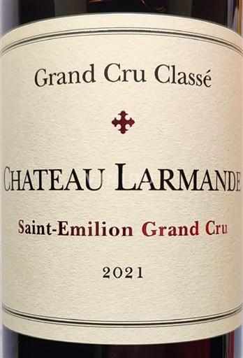Burdeos Saint-Émilion Gran Cru Château Larmande Grand Cru Classé 2021
