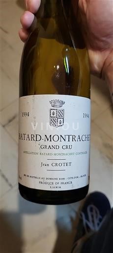 Burgund Bâtard Montrachet Grand Cru Jean Crotet 1994