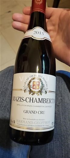 Burgundi Mazis-Chambertin Grand Cru Harmand-Geoffroy 2015