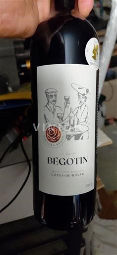 Burdeos Côtes-de-bourg Château Begotin Le Bégotin 2018