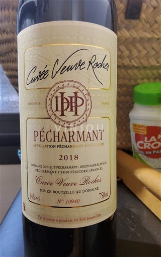 Sydvestfrankrig Pécharmant Domaine Haut-Pécharmant Veuve Roches 2018