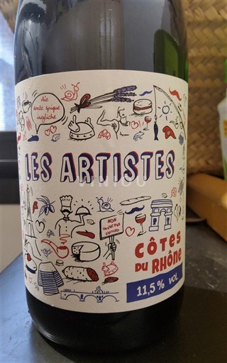 Rhône Valley Côtes du Rhône Les Artistes 2023