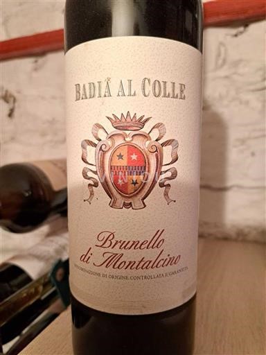 Toscana Brunello di Montalcino. Badià al Colle 2017
