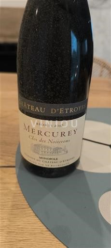 Borgoña Mercurey Château Etroyes Clos des Nooterons 2018