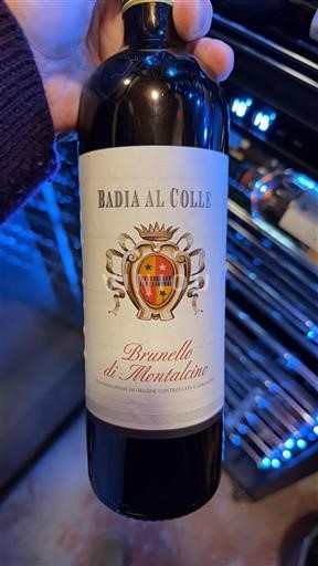 Toscana Brunello di Montalcino. Badià al Colle 2016