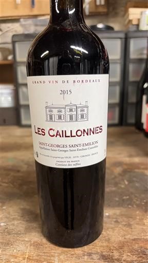 Bordeaux Saint-Georges-Saint-Émilion Les Caillonnes 2015