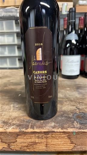 Sud-Ovest Cahors Le Paradis 2016