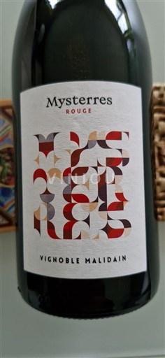 Wijnen Rouge sec Mysterrres Rouge Vignoble Malidain 2022 Frankrijk Loirevallei Niet gespecificeerd AOC