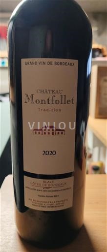 Bordeaux Blaye-côtes-de-bordeaux Château Montfollet Tradition 2020
