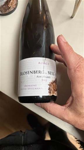 Alsasko Rulandské šedé Domaine Sylvie Spielmann Blosenberg de Bergheim 2012