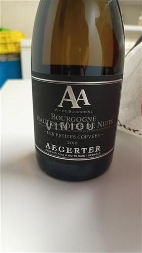 Bourgogne Aegerter Les Petites Corvées 2018