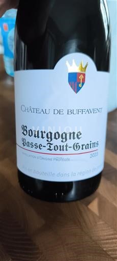 Bourgogne Château Buffavent Basse-Tout-Grains 2023