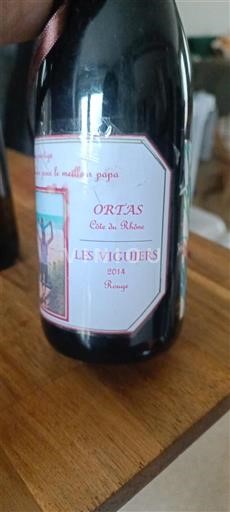 Rhône Valley Côtes-du-Rhône Ortas Les Viguiers 2014
