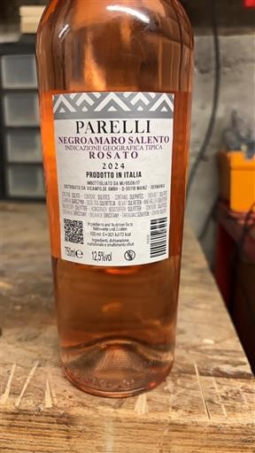 Apulia Susumaniello Salento Parelli 2024