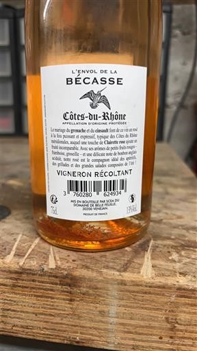 Valle del Rodano Côtes-du-Rhône L'Envol de la Bécasse Senza annata