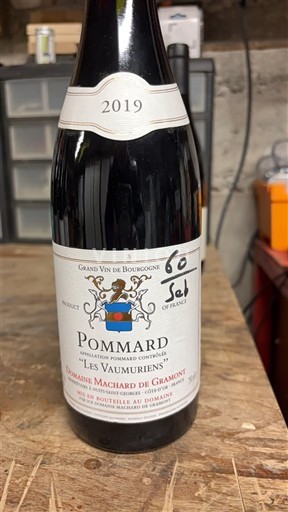 Bourgogne Pommard Domaine Machard de Gramont Les Vaumuriens 2019