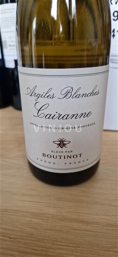 Rhônen laakso Cairanne Boutinot Argiles Blanches 2024