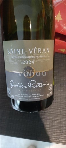 Burgundi Saint-Véran Didier Poitevin 2024
