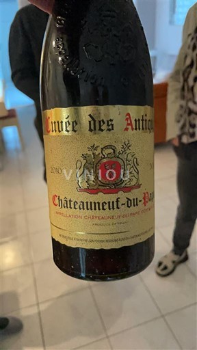 Valle del Rodano Châteauneuf-du-Pape Château Châteauneuf-du-Pape des Antiques 2010