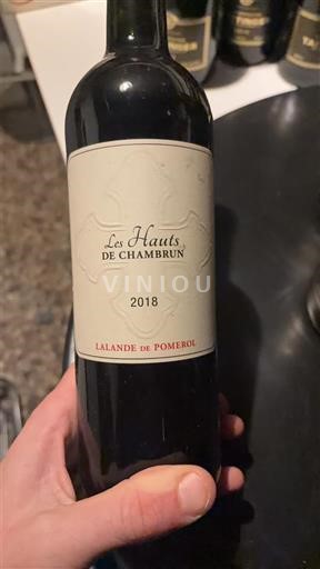 Bordeaux Lalande-de-Pomerol Les Hauts de Chambrun 2018