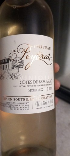Sydväst Côtes-de-bergerac Château Peytirat 2018