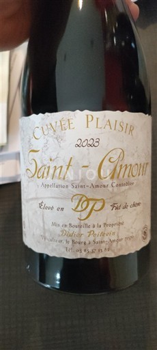 Beaujolais Saint-Amour Didier Peillon Plaisir 2023