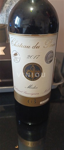 Bordéus Médoc Château Prieur 2017
