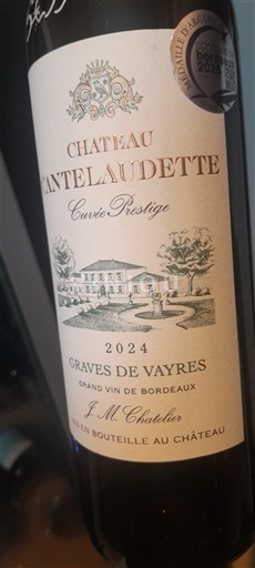 Bordeaux Graves-de-Vayres Château Cantelaudette Prestige 2024