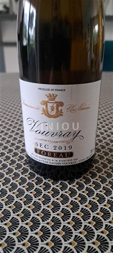 Vale do Loire Vouvray Domaine Cady Foreau 2019