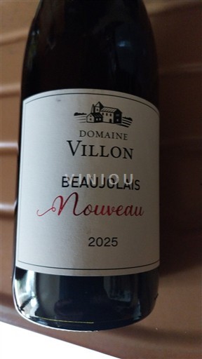 Beaujolais Domaine Villon Nouveau 2025