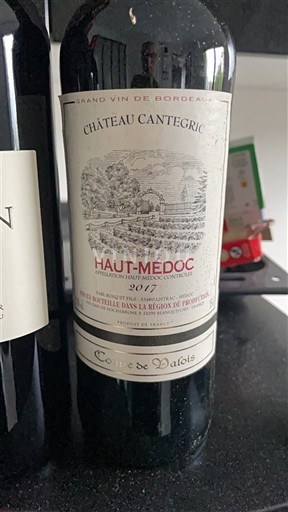 Bordeaux Haut-Médoc Château Cantegric 2017