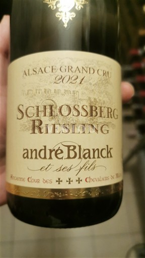 Alsace Ikke specificeret Grand Cru André Blanck et ses Fils Schlossberg Riesling 2021
