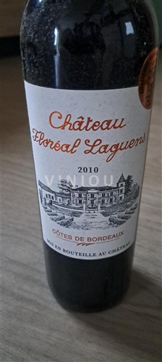 Bordeaux Côtes-de-Bordeaux Château Floréal Laguens 2010