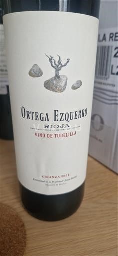 La Rioja Rioja Ortega Ezquerro Vino de Tudelilla Crianza 2021