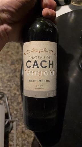 Bordéus Haut-Médoc Château Cach 2022