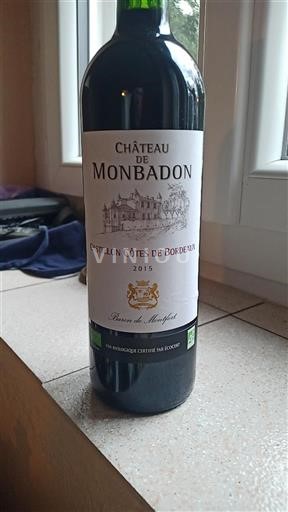Bordeaux Castillon-côtes-de-bordeaux Château Monbadon 2015