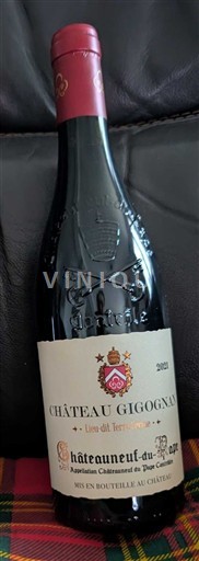 Údolí Rhôny Châteauneuf-du-Pape Château Gigognan Lieu-dit Terre Ferme 2021