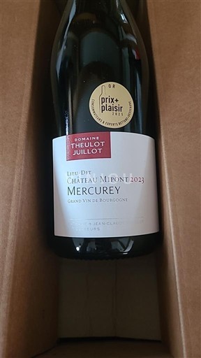Burgundsko Mercurey Domaine Theulot Juillot Lieu-Dit Château Miipont 2023