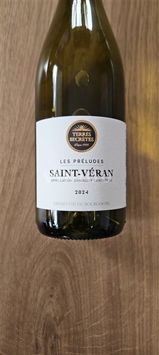 Borgoña Saint-Véran Terres Secrètes Les Préludes 2024