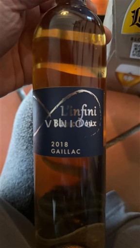 Sud-Ouest Gaillac L'infini Blanc Doux 2018