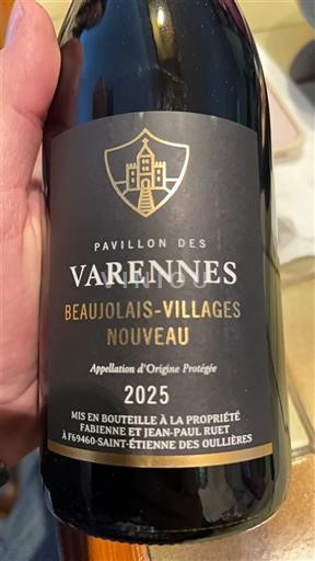 Beaujolais Beaujolais Villages Pavillon des Varennes Nouveau 2025