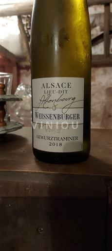 Alsacia Weissenburger Lieu-dit Altenbourg 2018