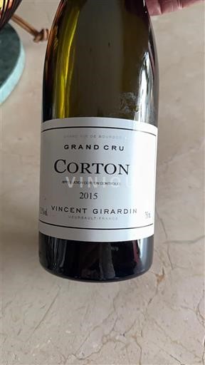 Borgogna Corton Grand Cru Vincent Girardin 2015