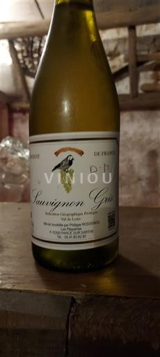 Dolina Loare Philippe Boscouet Sauvignon Gris Neleten.