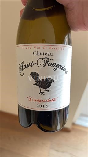 Sydväst Bergerac Château Haut-Fongrive L'irréprochable 2015