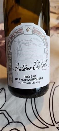 Elsass Antoine Ehrhart Préféré des Hohlandsberg 2024
